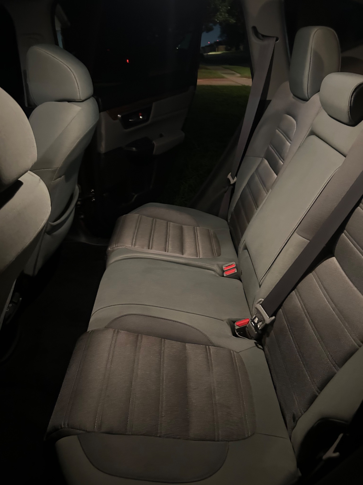 Rear seats after mobile interior car detailing in Oklahoma City